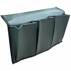 Карман с тремя отсеками на ликтрос, зеленый