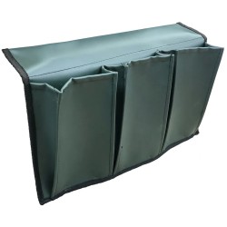 Карман с тремя отсеками на ликтрос, зеленый