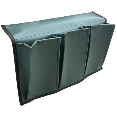 Карман с тремя отсеками на ликтрос, зеленый