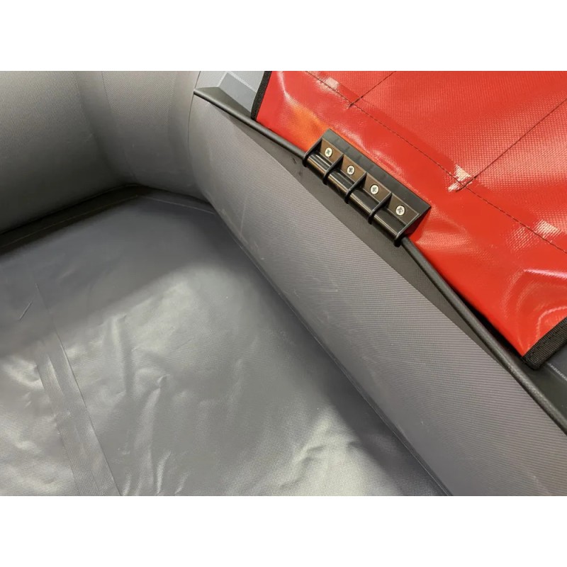 Карман с тремя отсеками на ликтрос, красный