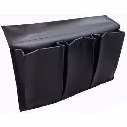 Карман с тремя отсеками на ликтрос, черный