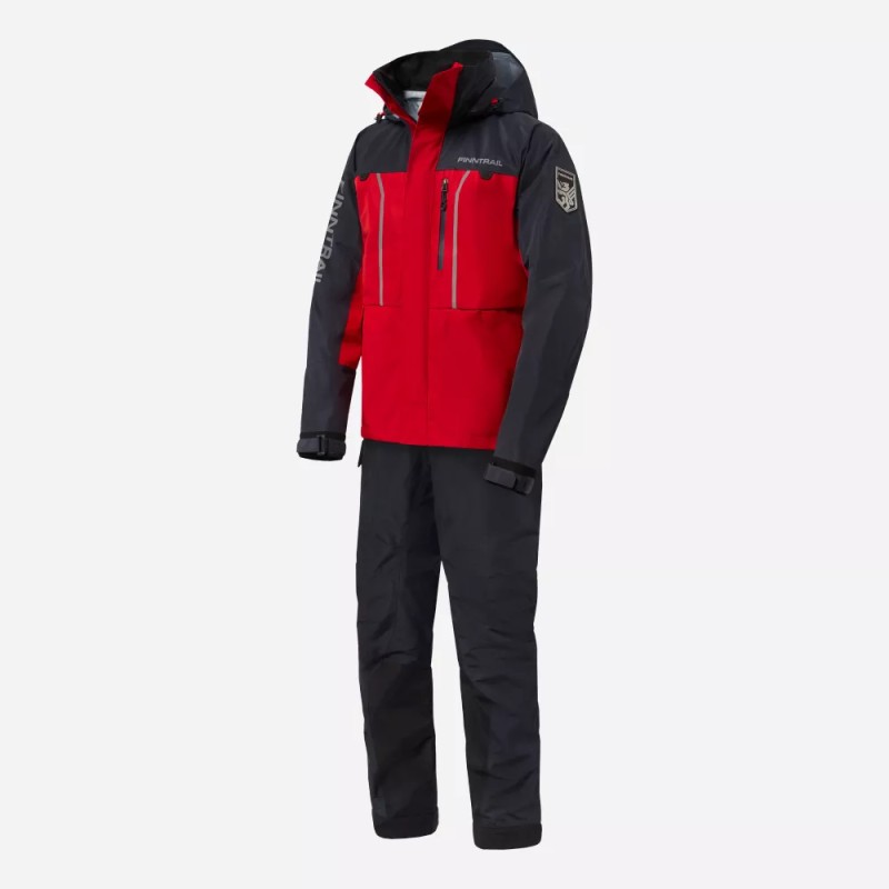 Костюм мужской Finntrail Excalibur 3430, мембрана Hard Tex, красный, размер 62-64 (XXXL), 190-200 см