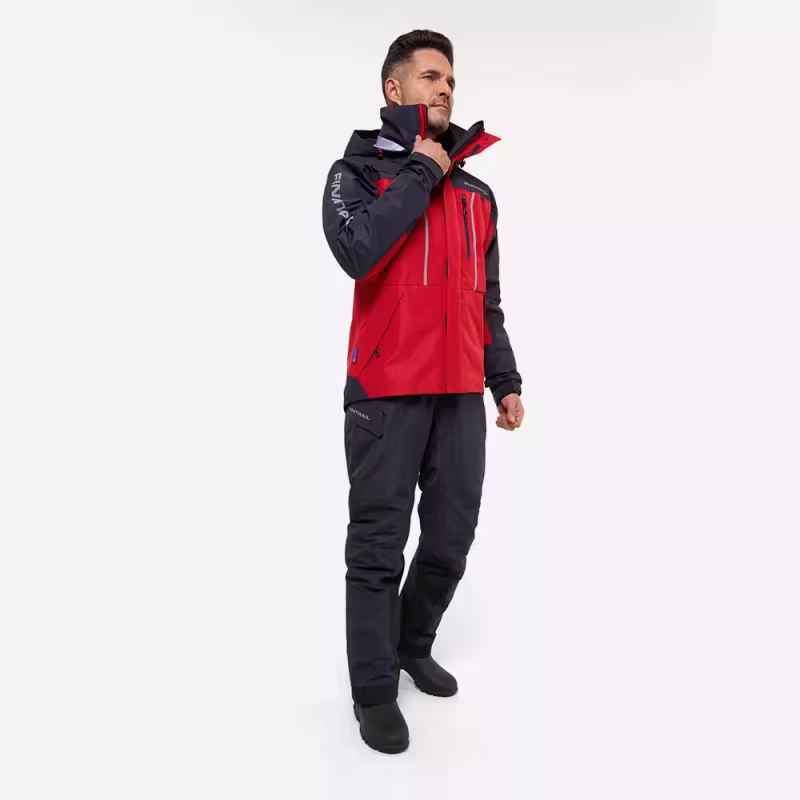 Костюм мужской Finntrail Excalibur 3430, мембрана Hard Tex, красный, размер 62-64 (XXXL), 190-200 см