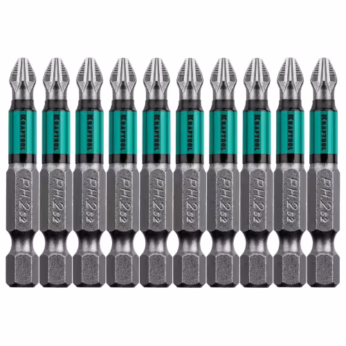 Биты Kraftool Optimum Line PH-2, тип E, 50 мм, 1/4