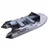 Надувная лодка ПВХ Адмирал 305 Classic Lux, серый/черный