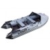 Надувная лодка ПВХ Адмирал 305 Classic Lux, серый/черный