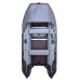 Надувная лодка ПВХ Адмирал 305 Classic Lux, серый/черный