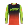 Джерси мужское Leatt Moto 4.5 Lite Jersey Citrus, полиэстер, зеленый, размер M (48)
