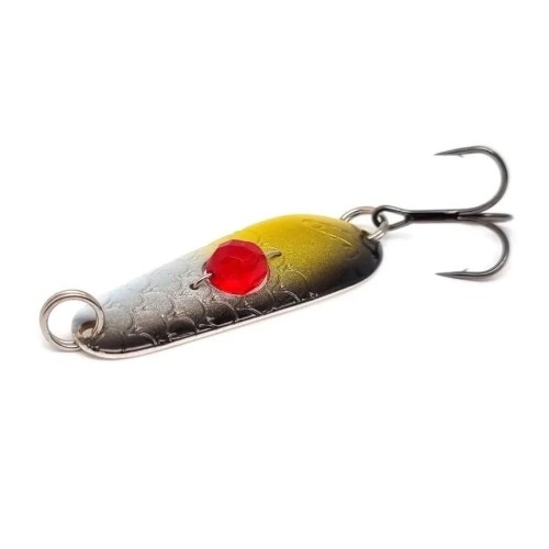 Блесна Kuusamo Rasanen (бусинка) Peravalotakuu, 5 см, 11 гр, цвет BL/S/Ye-S, UV