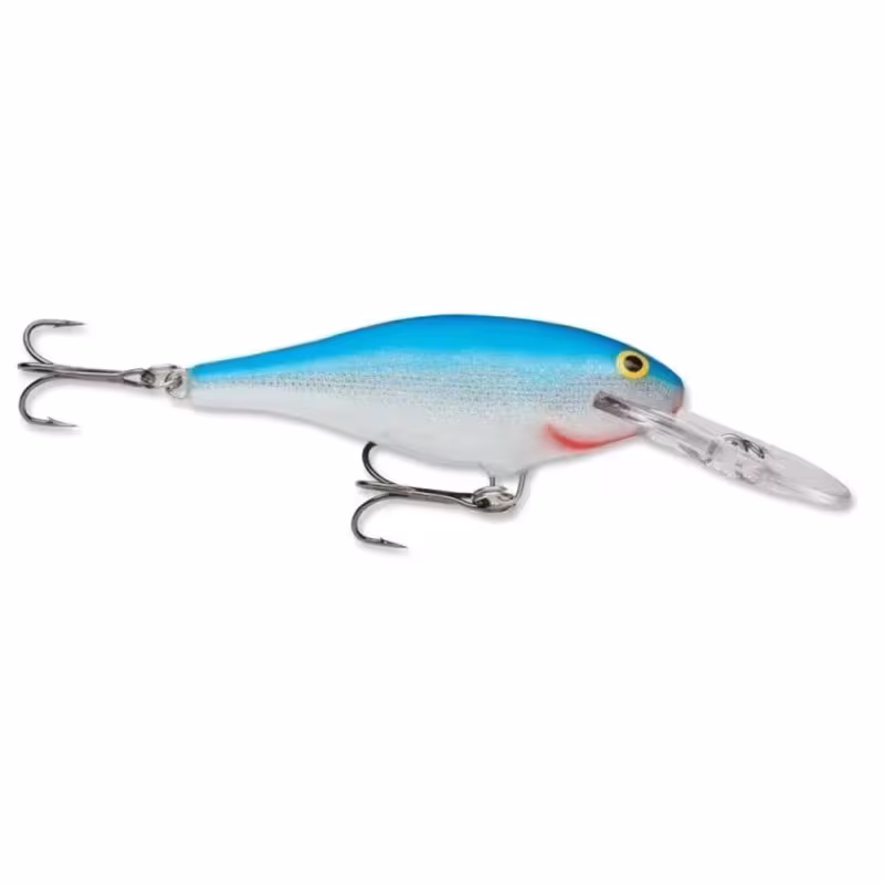 Воблер плавающий Rapala Shad Rap SR08, 80 мм,  12 гр, цвет B