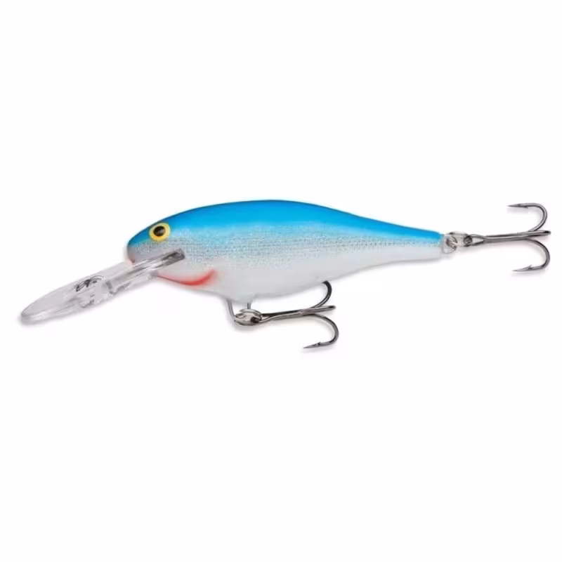 Воблер плавающий Rapala Shad Rap SR08, 80 мм,  12 гр, цвет B