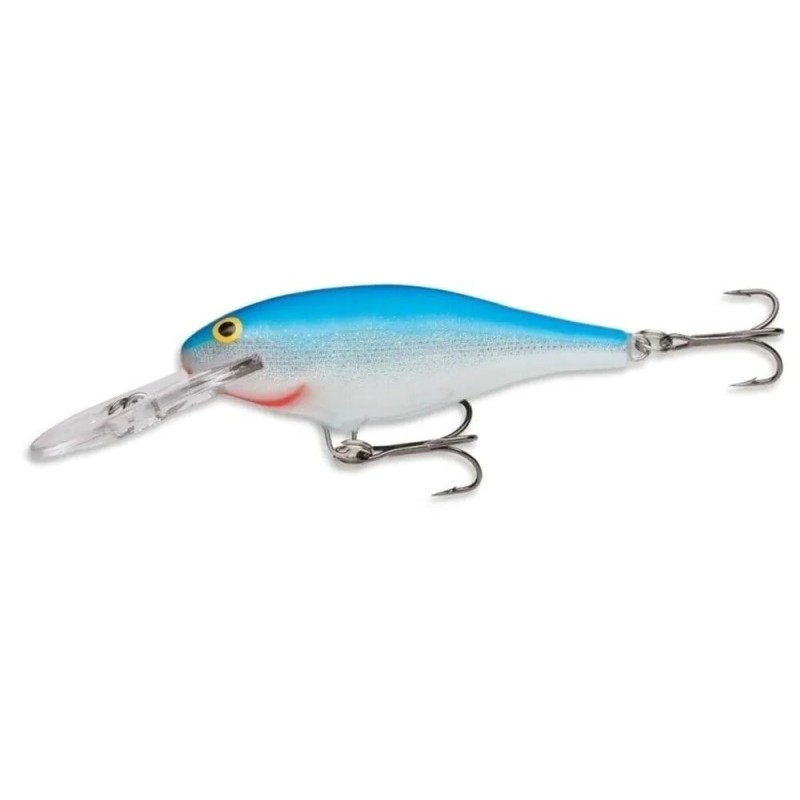 Воблер плавающий Rapala Shad Rap SR08, 80 мм,  12 гр, цвет B