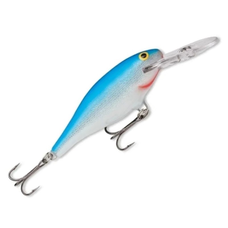 Воблер плавающий Rapala Shad Rap SR08, 80 мм,  12 гр, цвет B