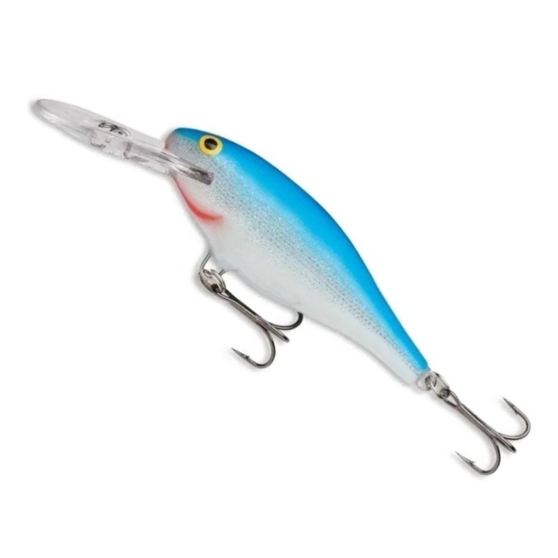 Воблер плавающий Rapala Shad Rap SR08, 80 мм,  12 гр, цвет B