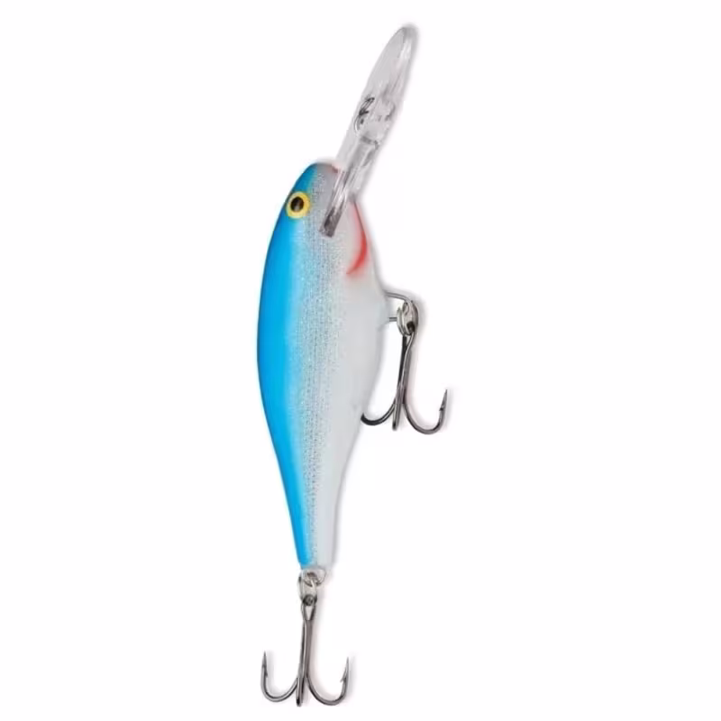 Воблер плавающий Rapala Shad Rap SR08, 80 мм,  12 гр, цвет B
