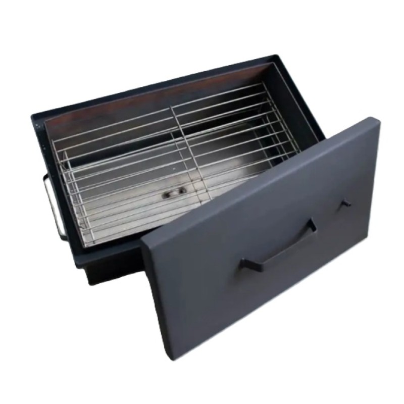 Коптильня, плоская крышка, 45 см