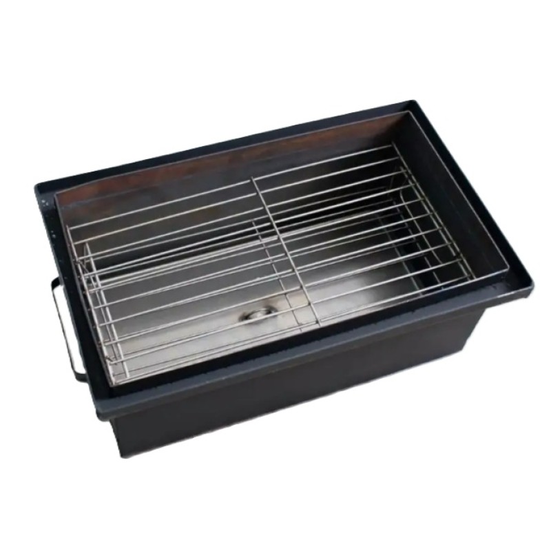 Коптильня 50см, 2мм. г/з плоская крышка