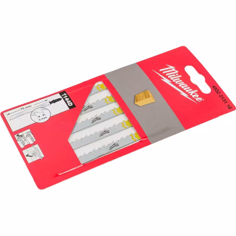 Пилки для лобзика по дереву T144D Milwaukee 4932213116, 5 шт.