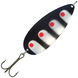 Блесна колеблющаяся Kuusamo Hauki, длина 80 мм, вес 22 г, цвет BL/R/S-S