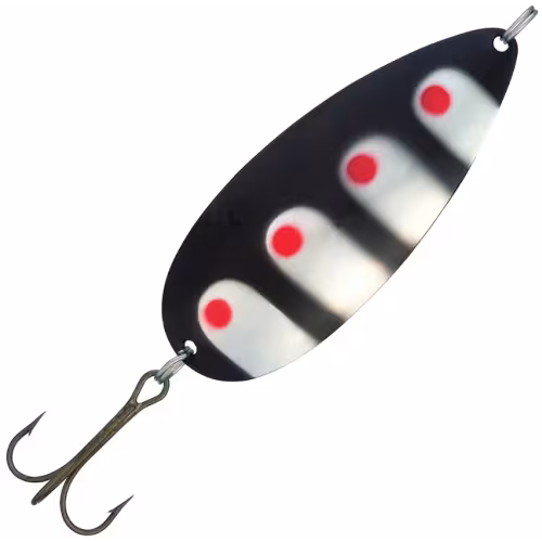 Блесна колеблющаяся Kuusamo Hauki, длина 80 мм, вес 22 г, цвет BL/R/S-S