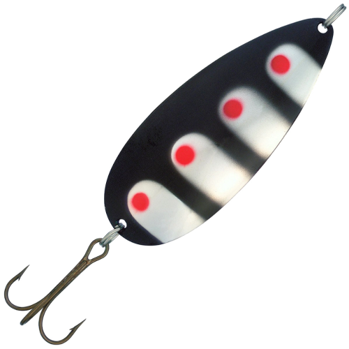 Блесна колеблющаяся Kuusamo Hauki, длина 80 мм, вес 22 г, цвет BL/R/S-S