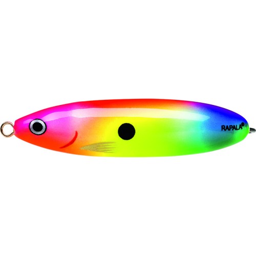 Блесна незацепляйка Rapala Minnow Spoon 08, 8 см, 22 г, цвет ELJ