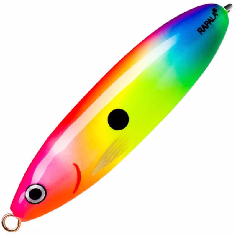 Блесна незацепляйка Rapala Minnow Spoon 08, 8 см, 22 г, цвет ELJ