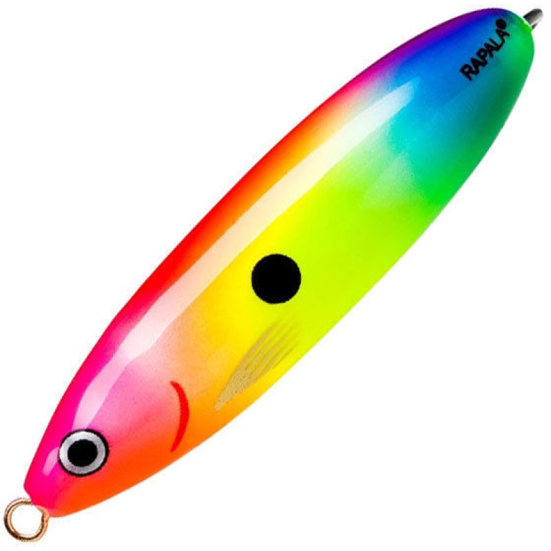 Блесна незацепляйка Rapala Minnow Spoon 08, 8 см, 22 г, цвет ELJ