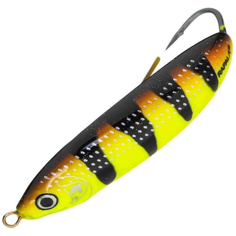 Блесна незацепляйка Rapala Minnow Spoon 08, 8 см, 22 г, цвет FYBT