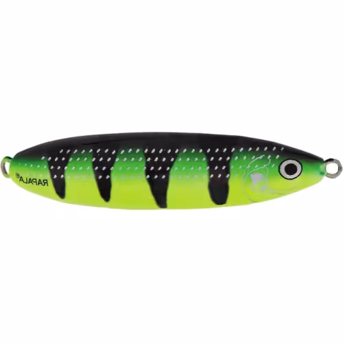 Блесна незацепляйка Rapala Minnow Spoon 08, 8 см, 22 г, цвет FYGT