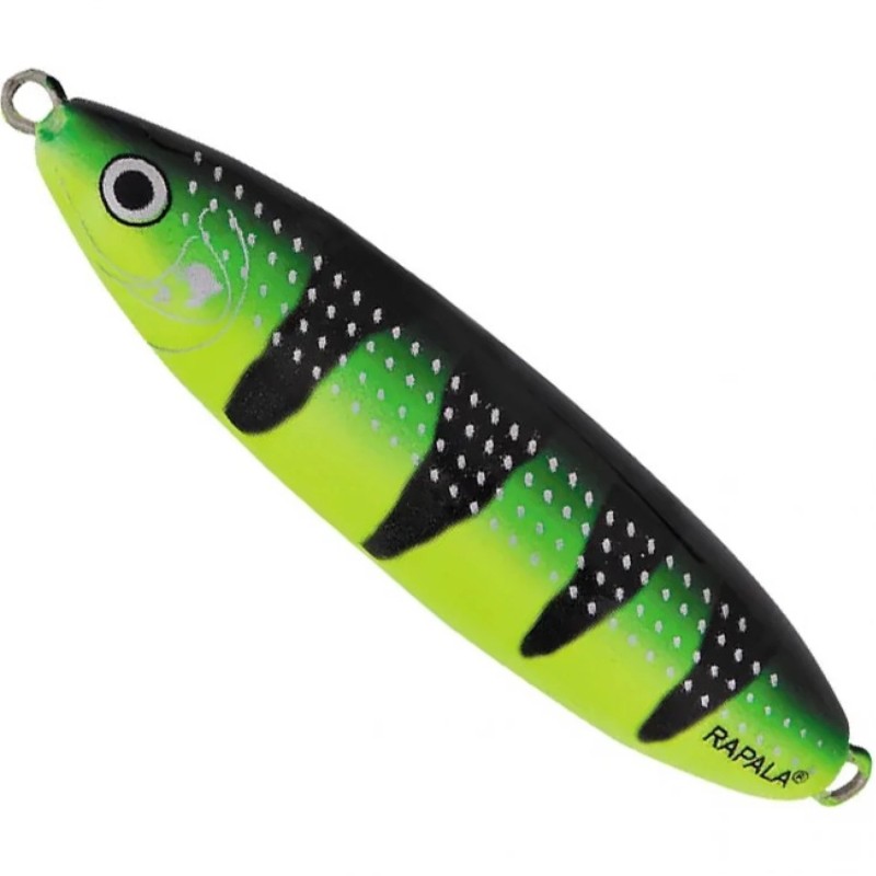 Блесна незацепляйка Rapala Minnow Spoon 08, 8 см, 22 г, цвет FYGT