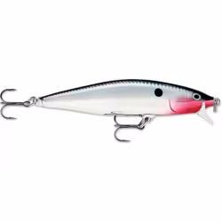 Воблер плавающий Rapala Flat Rap FLR08-CH, 80 мм, 7 г.