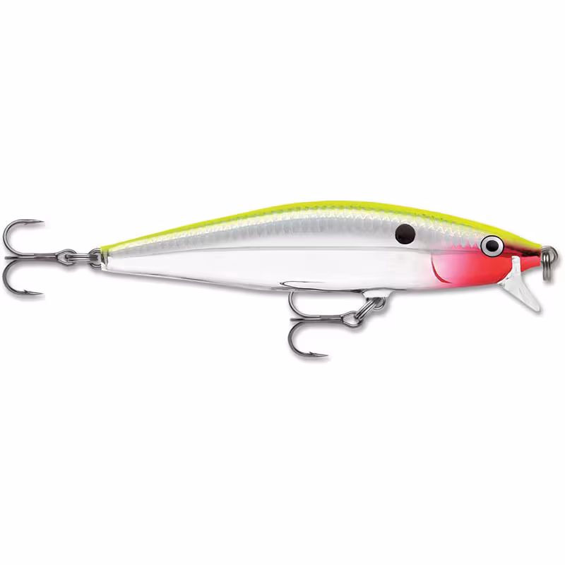 Воблер плавающий Rapala Flat Rap FLR08-CLN, 80 мм, 7 г.