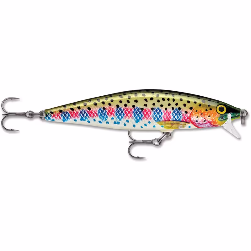 Воблер плавающий Rapala Flat Rap FLR08-RT, 80 мм, 7 г.