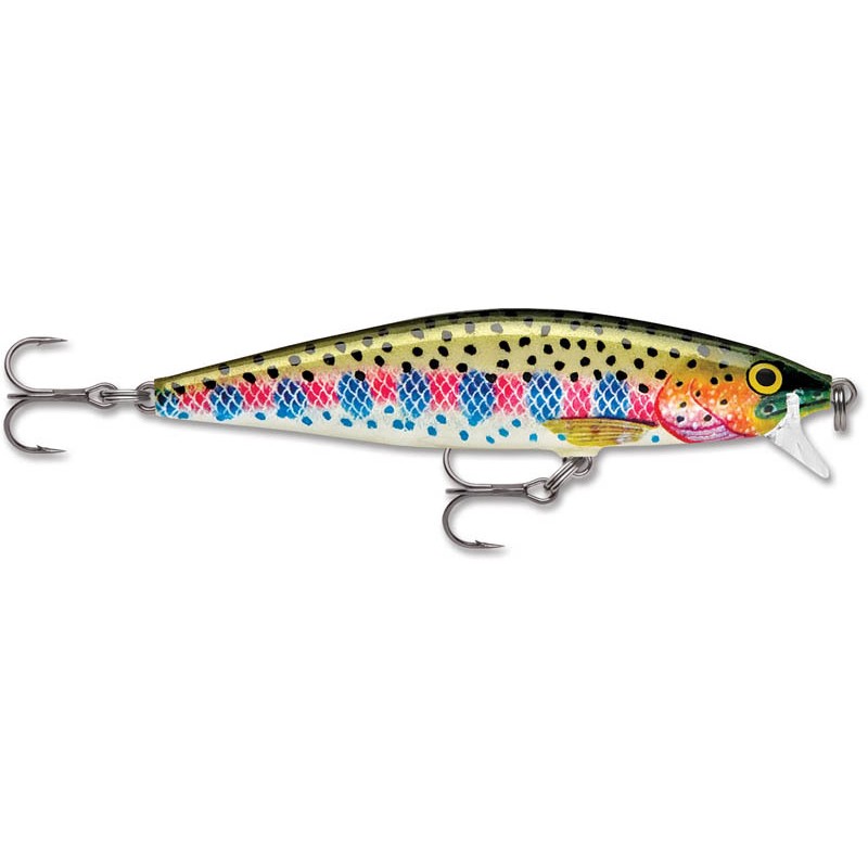 Воблер плавающий Rapala Flat Rap FLR08-RT, 80 мм, 7 г.