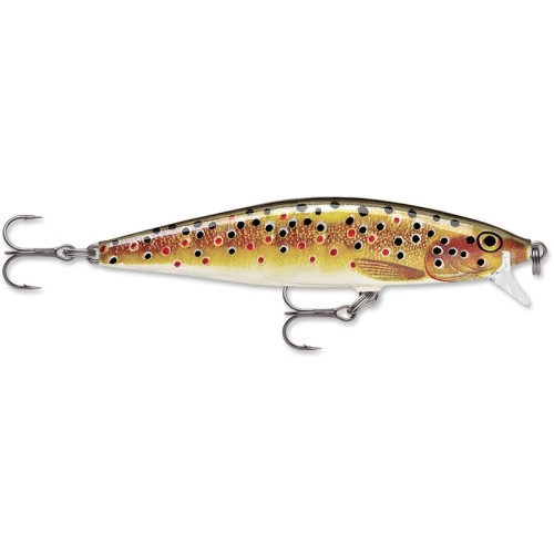 Воблер плавающий Rapala Flat Rap FLR08-TR, 80 мм, 7 г.