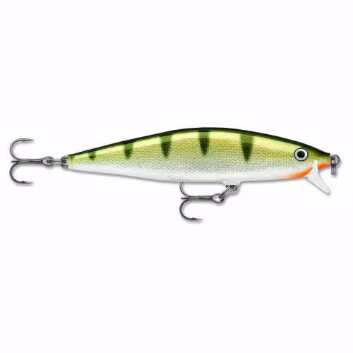 Воблер плавающий Rapala Flat Rap FLR08-YP, 80 мм, 7 г.