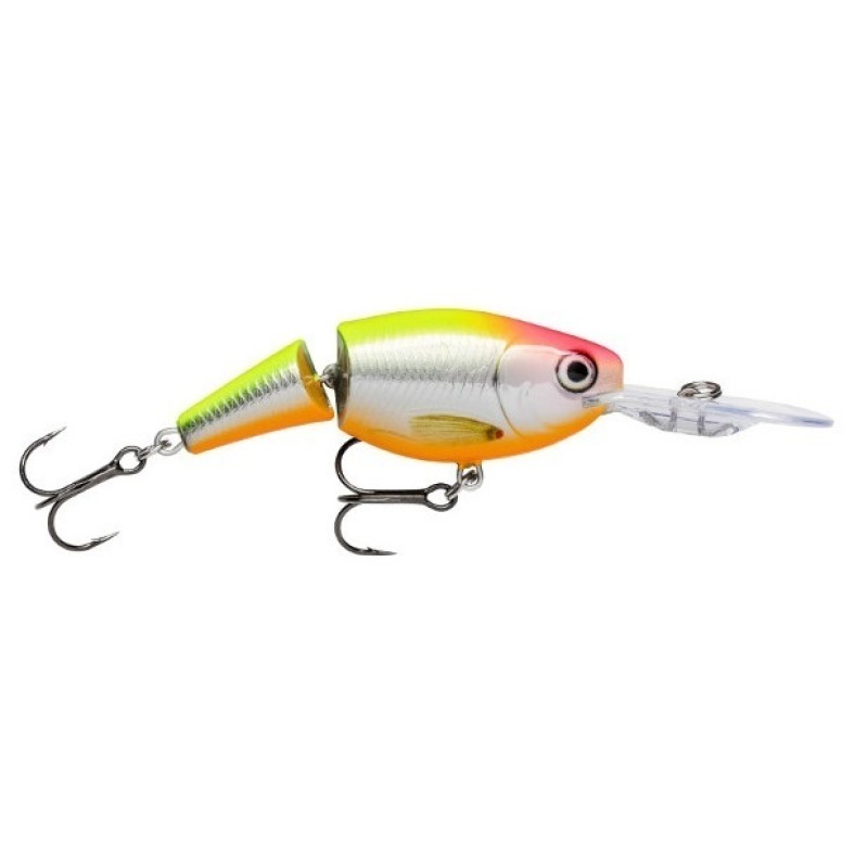 Воблер суспендер (нейтральный) Rapala Jointed Shad Rap JSR05-CLS, 5 см, 8 гр, цвет CLS