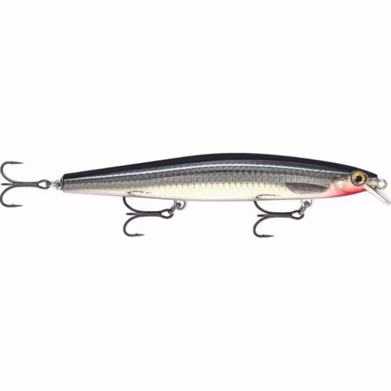 Воблер медленно тонущий Rapala MaxRap Long Range Minnow 12, 120 мм, 20 гр, цвет BSBL