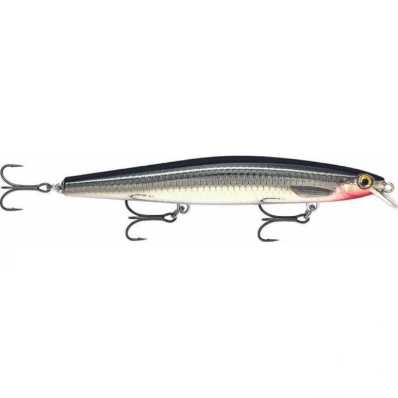 Воблер медленно тонущий Rapala MaxRap Long Range Minnow 12, 120 мм, 20 гр, цвет BSBL