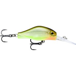 Воблер медленно всплывающий Rapala Shadow Rap Fat Jack SDRFJ04, 40 мм, 4 гр, цвет HAY