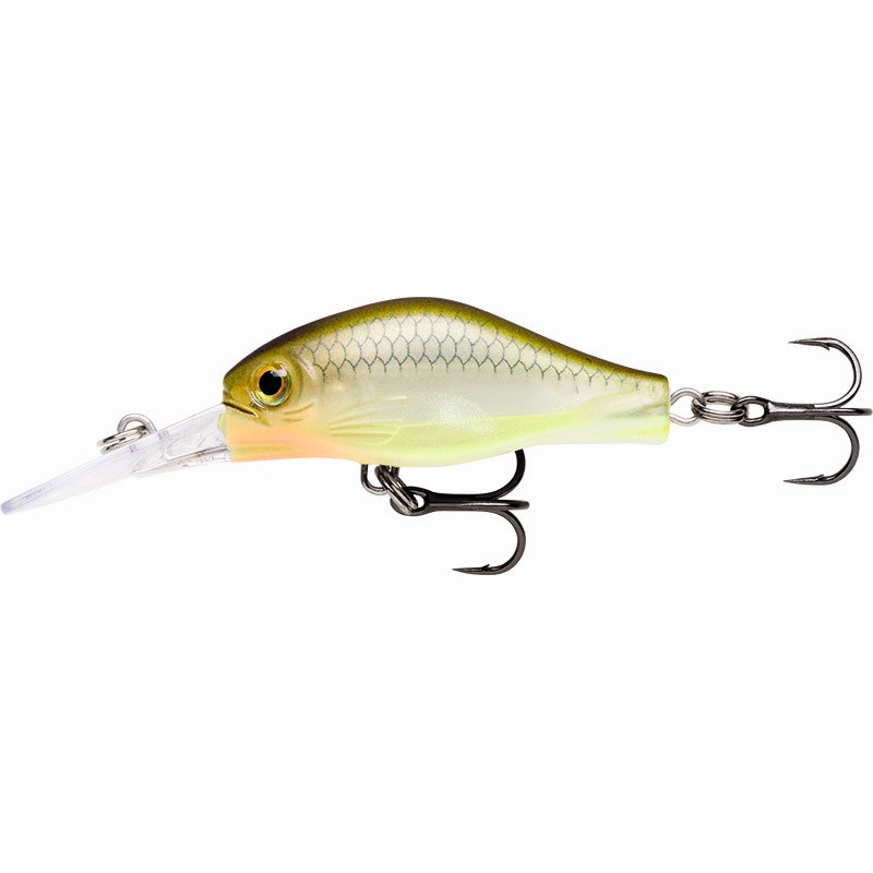 Воблер медленно всплывающий Rapala Shadow Rap Fat Jack SDRFJ04, 40 мм, 4 гр, цвет HAY