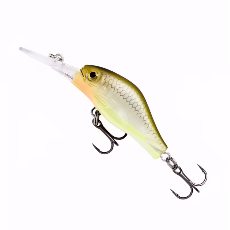Воблер медленно всплывающий Rapala Shadow Rap Fat Jack SDRFJ04, 40 мм, 4 гр, цвет HAY