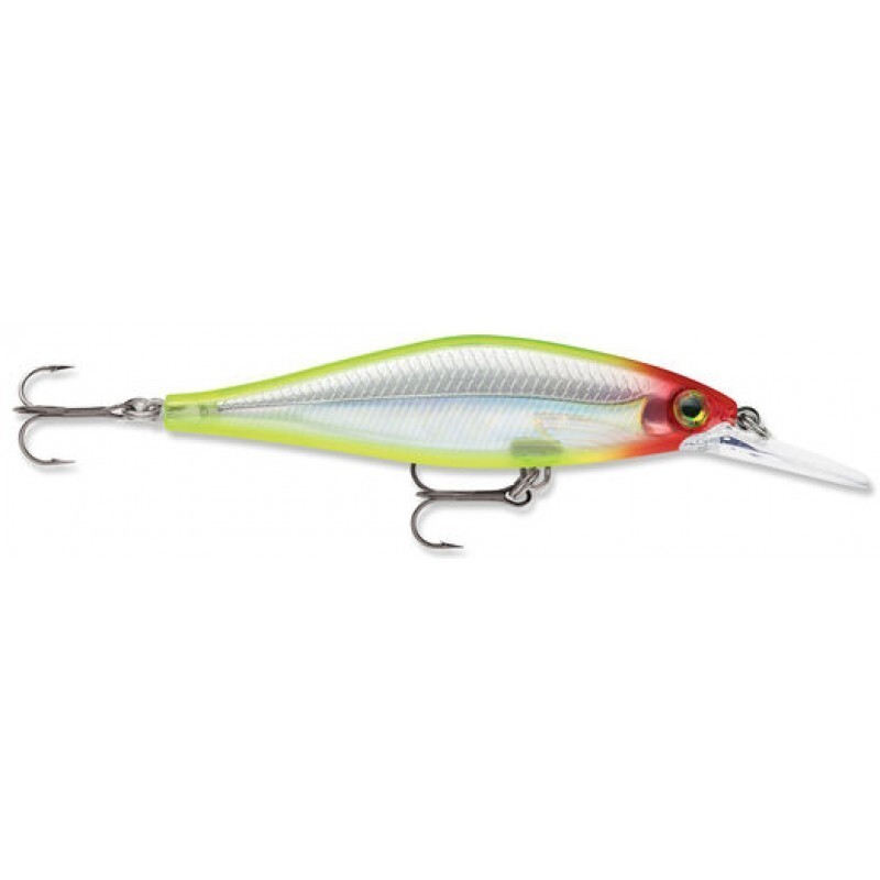 Воблер медленно всплывающий Rapala Shadow Rap Shad Deep SDRSD09-CLN, 90 мм, 12 г, цвет CLN
