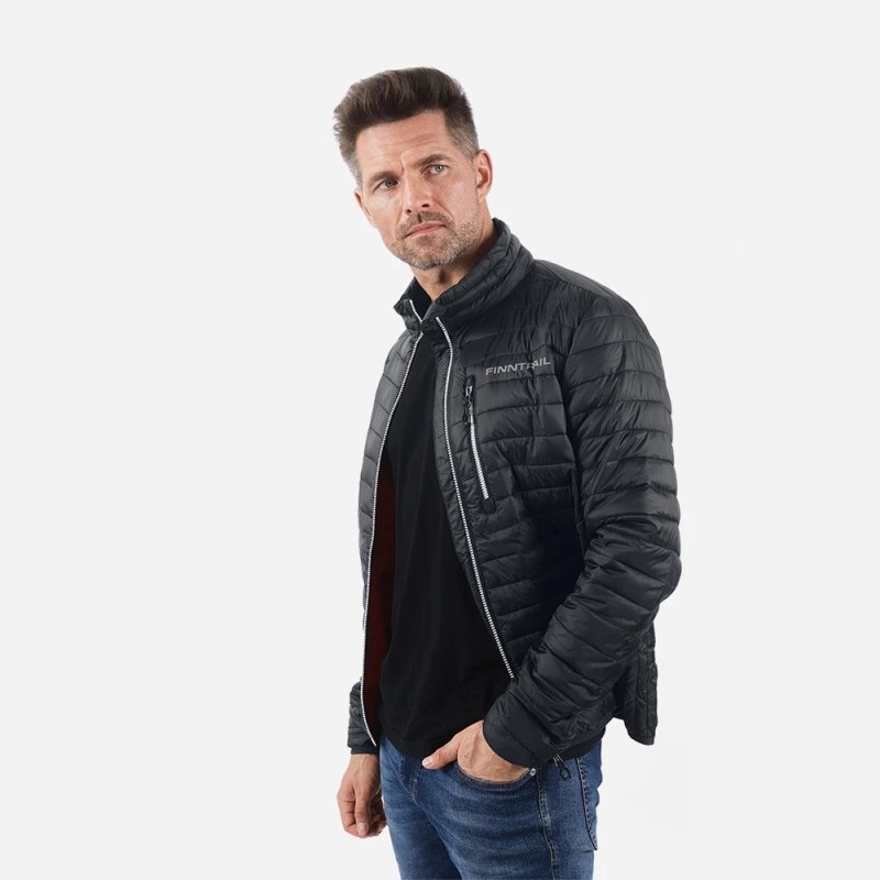 Куртка мужская Finntrail Master 1503 Graphite, полиэстер, черный, размер 42-44 (S), 160-170 см