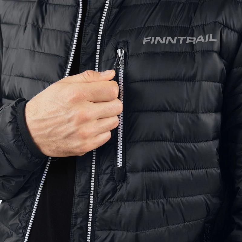 Куртка мужская Finntrail Master 1503 Graphite, полиэстер, черный, размер 42-44 (S), 160-170 см