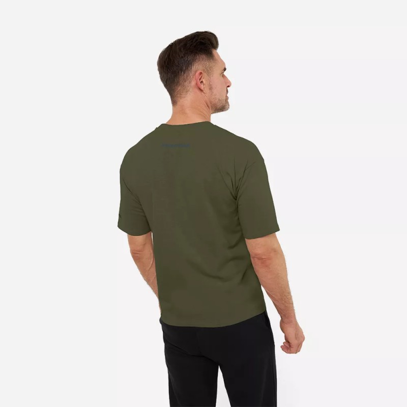 Футболка мужская Finntrail Big Fish 6712 Khaki, хаки, хлопок, размер 50-52 (L), 175-185 см