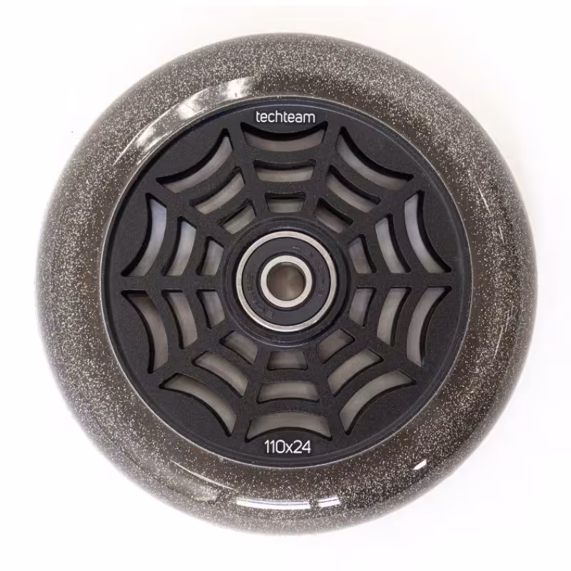 Колесо для самоката Tech Team Spider web grey, 110 мм, коричневый