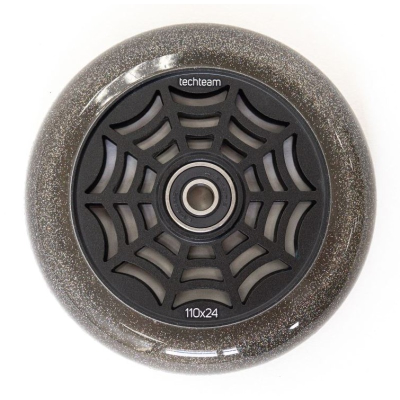 Колесо для самоката Tech Team Spider web grey, 110 мм, коричневый
