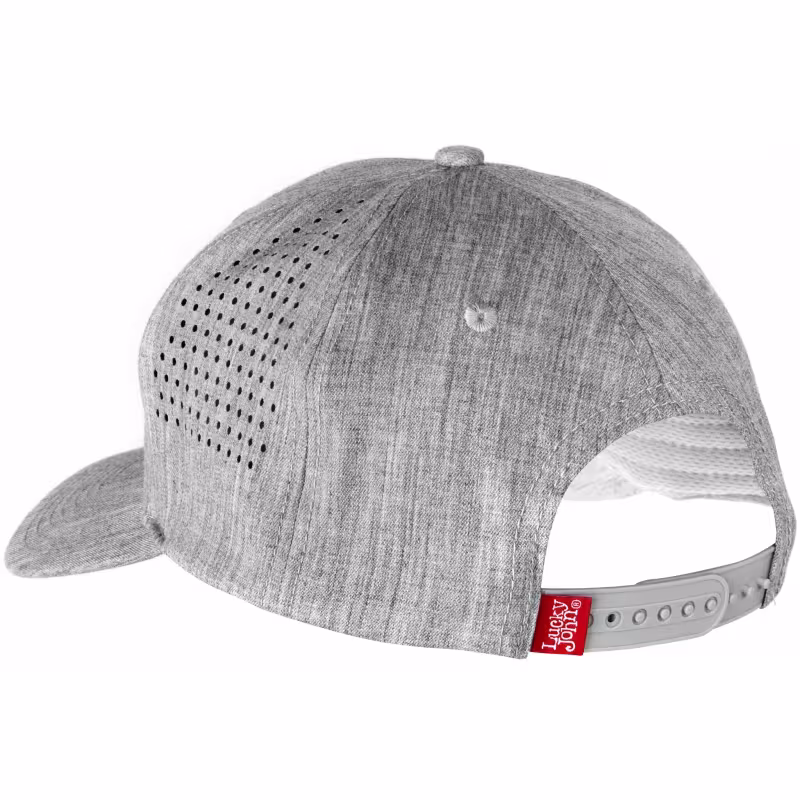 Кепка-бейсболка Lucky John GR AM-6011, полиэстер, серый